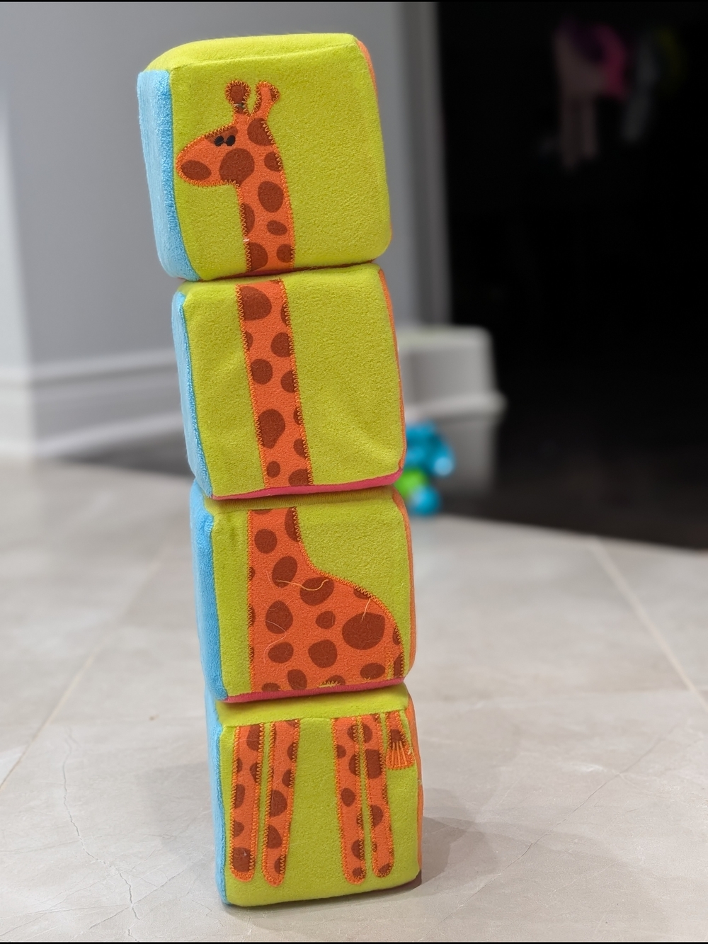 2/$20 Soft Plush Animal Stacking Blocks – Set of 4